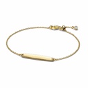 Pulsera Pandora de Cadena Barra Grabable Recubrimiento en oro de 14k 569523C00