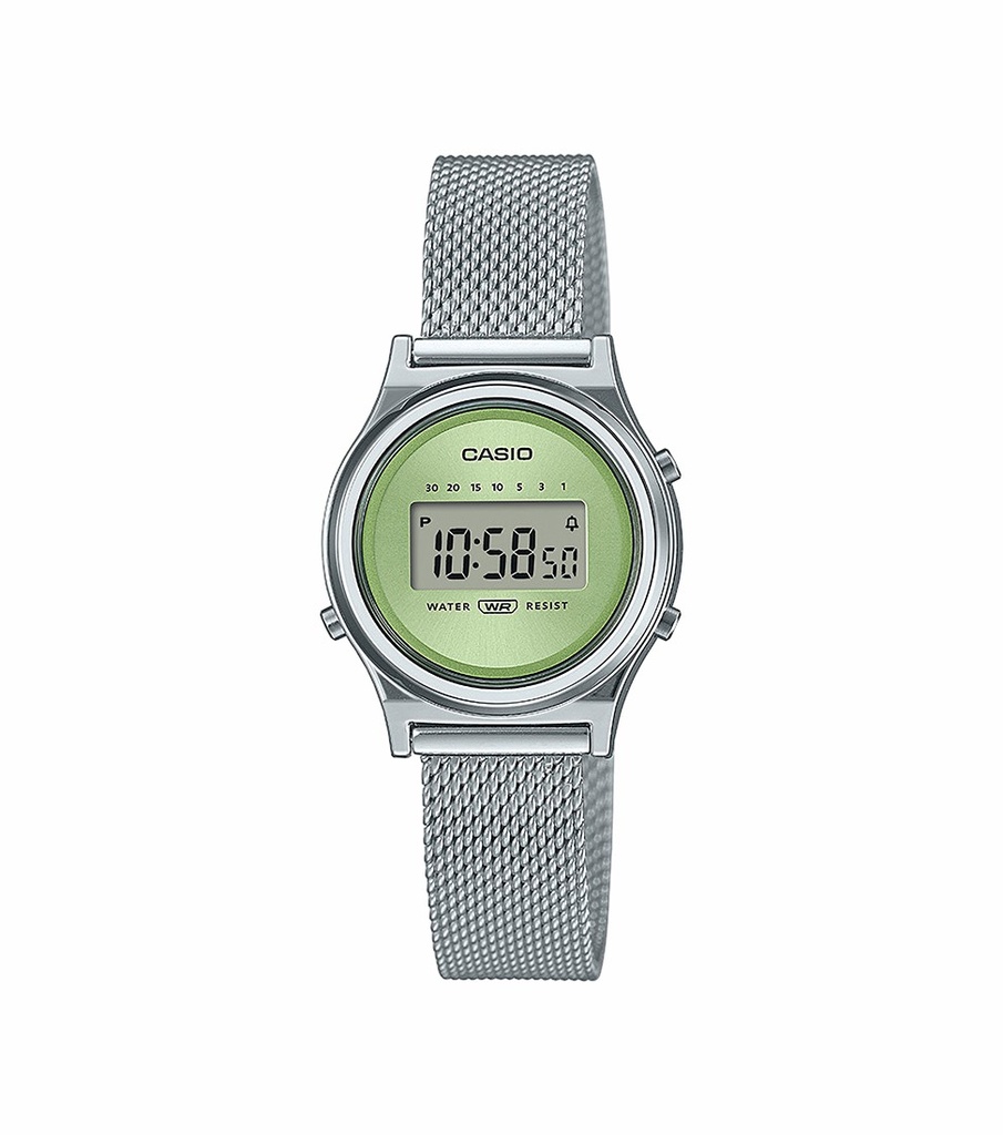 Reloj Casio Vintage Mini Pateado y Verde LA700WE-3AEF