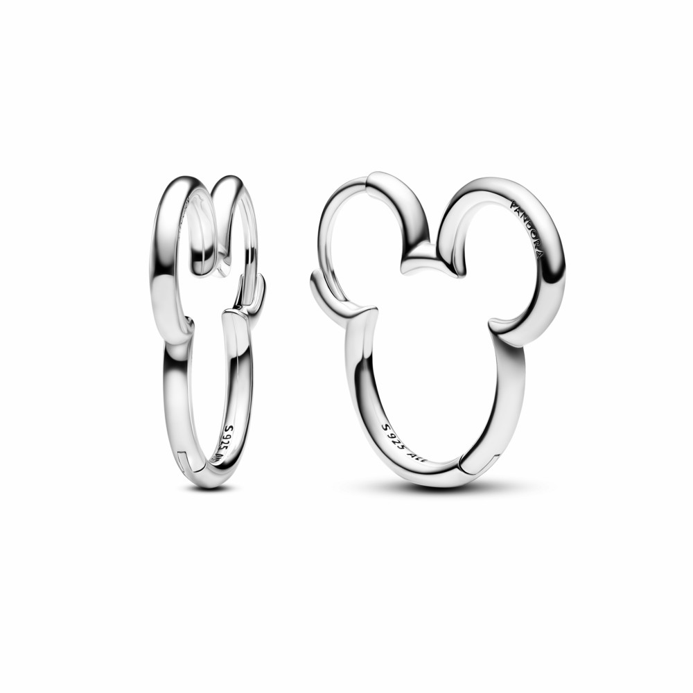 Pendientes Pandora Silueta Mickey Mouse de Disney 293528C00
