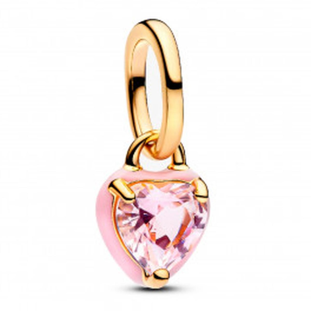 Charm Pandora Mini Colgante Chakra Corazón Rosa 763042C01