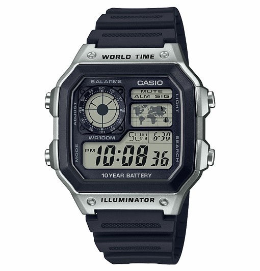 Reloj Casio Hombre Resina AE-1200WH-1CVEF