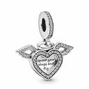 Charm Colgante Corazón y Alas de Ángel 798485C01