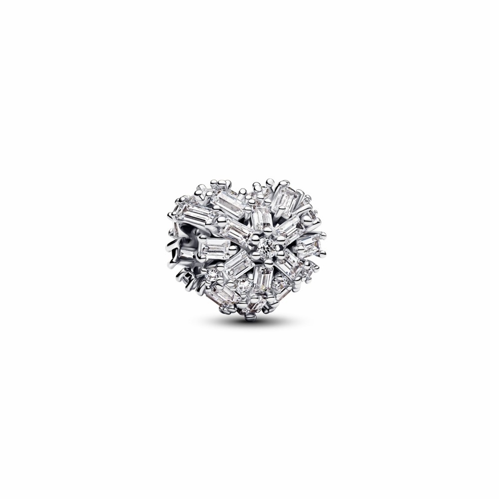 Charm Pandora  Corazón Brillante Plata 794240C01