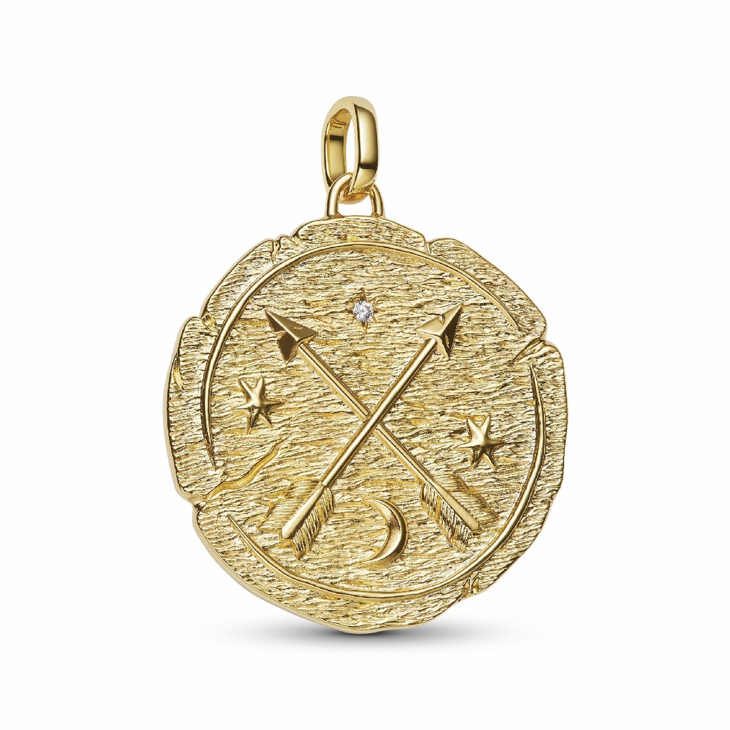 Charm Pandora Medallón Grande Flechas Cruzadas 764084C01
