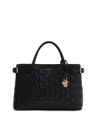 Bolso Guess Paisleigh Girlfriend Satchel Negro HWQG9883060-BLA