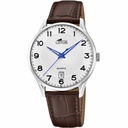 Reloj Lotus Hombre Piel Marrón Espera Blanca 18402/G