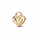 Charm Pandora Candado Corazón en Filigrana Dorado 764358C00