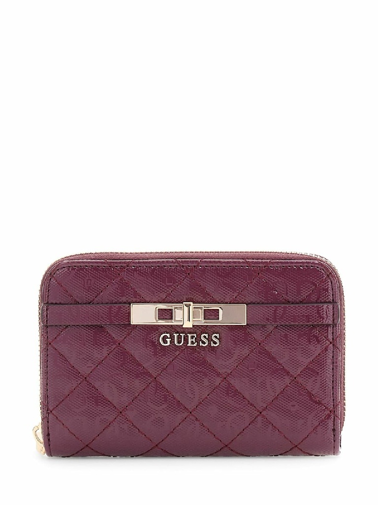 Cartera Guess Idra Logotipo 4G Charol Burdeos SWGG8157140-WINE