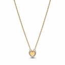 Collar Pandora Grabable Halo Corazón Dorado 364364C01-45