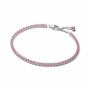 Pulsera Pandora Tenis Fina Rosa 593927C02