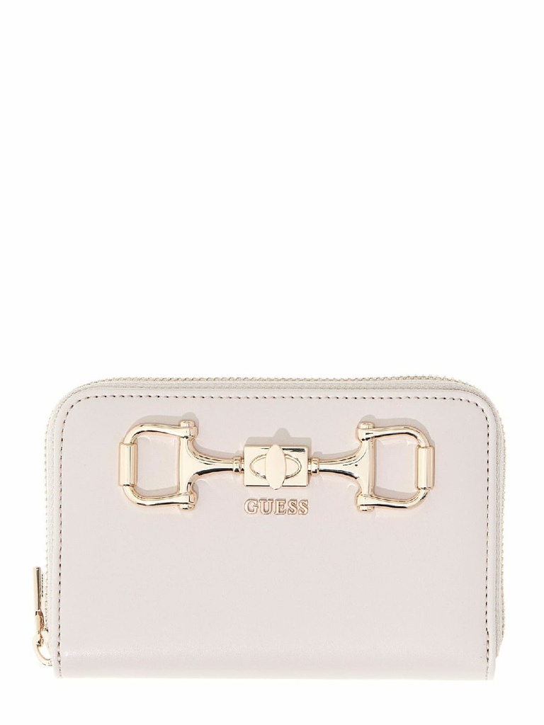 Cartera Guess Jannie SLG Medium Zip Around  Rosa Claro SWVG9910140-STO