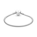 Pulsera Pandora Moments Cadena Serpiente Cierre Corazón Grabable 599206C00