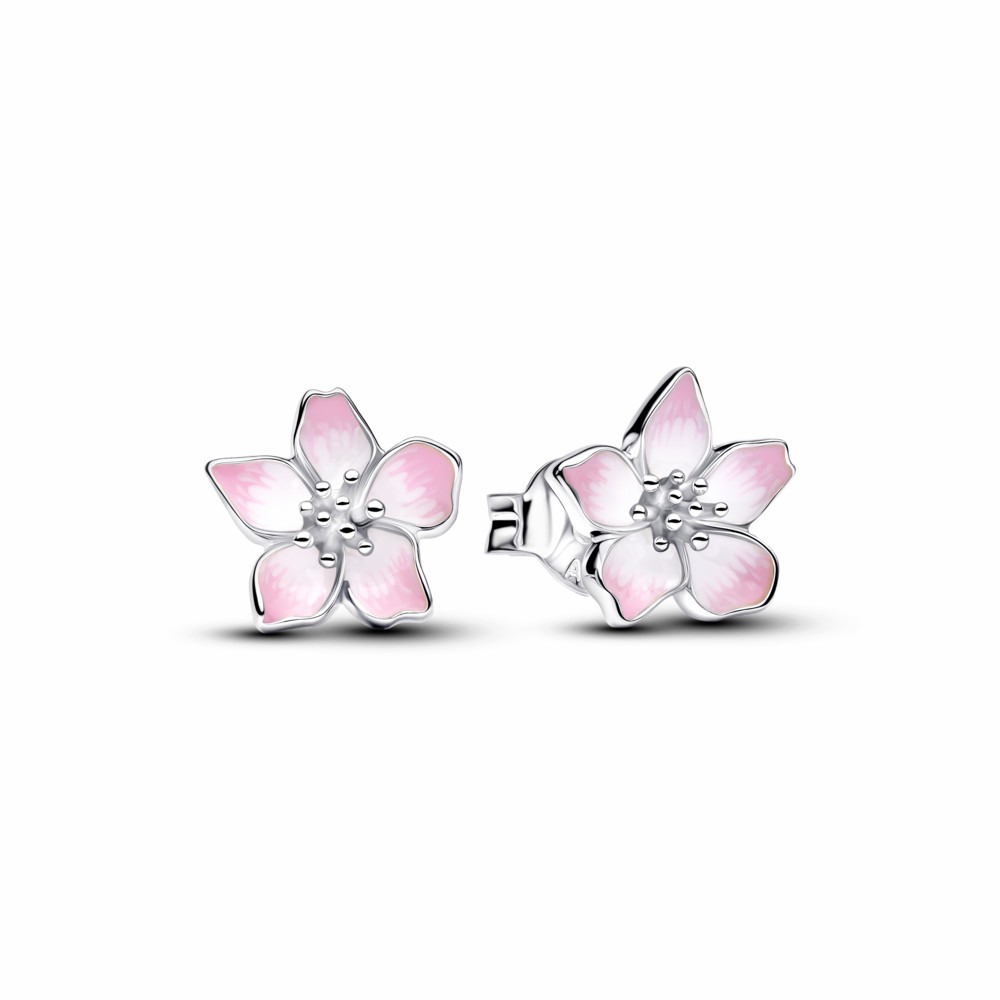 Pendientes Pandora Botón Flor del Cerezo 294370C01