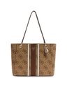 Bolso Guess Noelle Shoper Marrón Logo HWSS9672250-LGW