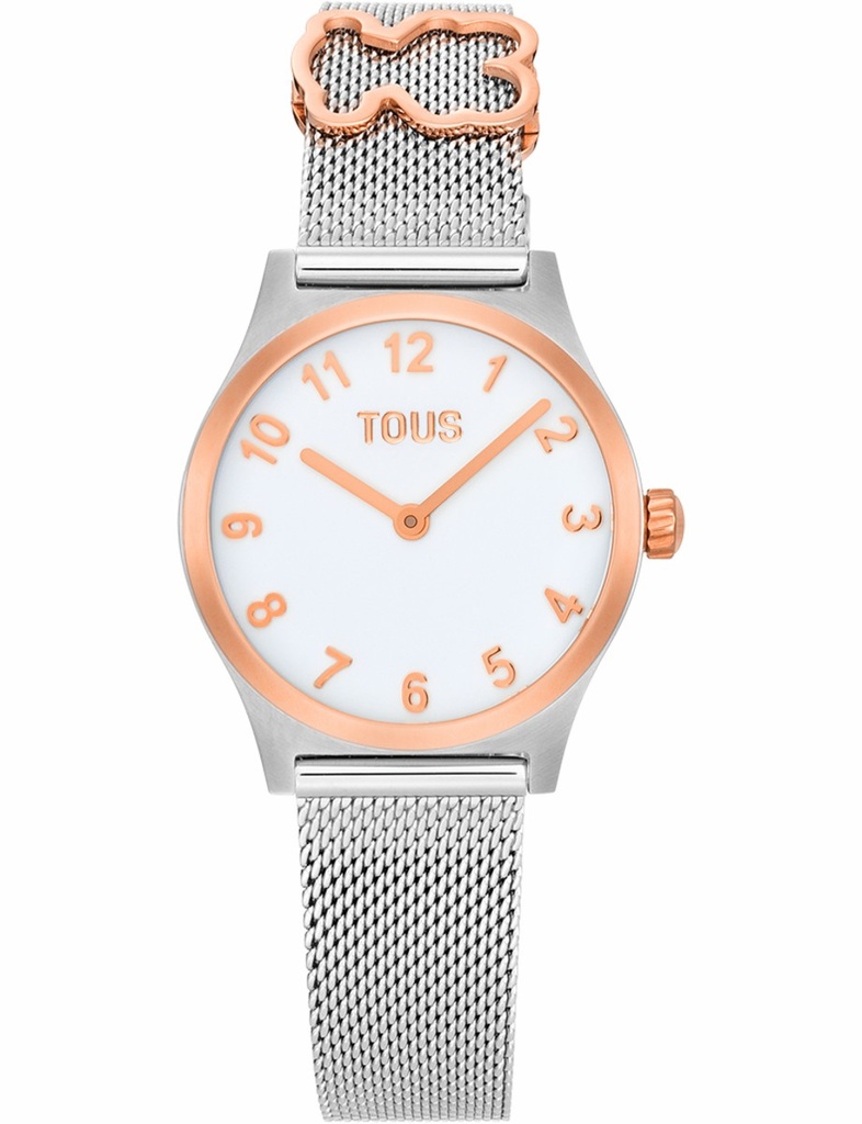 Reloj Tous Epic Icon KDT SS/IPRG Analógico Acero Rosado Esfera Nácar 3000148800