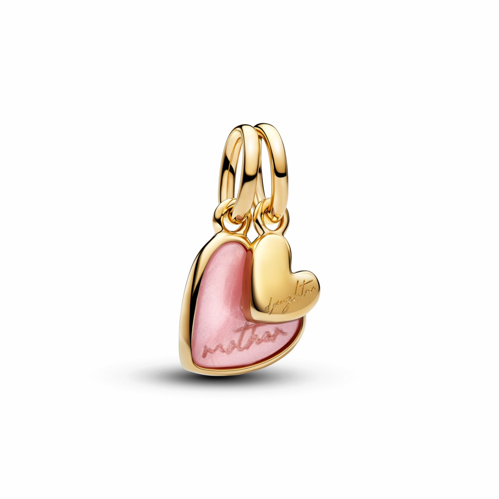 Charm Pandora Colgante Dorado Madre e Hija Separable 763766C01