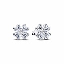 Pendientes Pandora Botón Trébol de la Suerte Brillante 294500C01