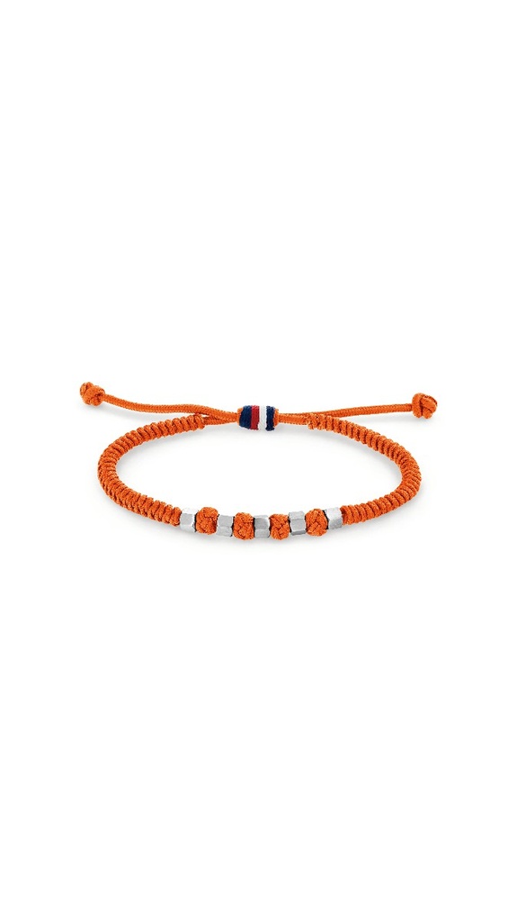 Pulsera Tommy Hilfiger Hombre Ajustable Nylon Naranja 2790679
