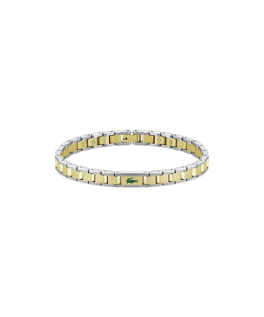 Pulsera Lacoste Metropole Acero Gris y Dorado 2040586
