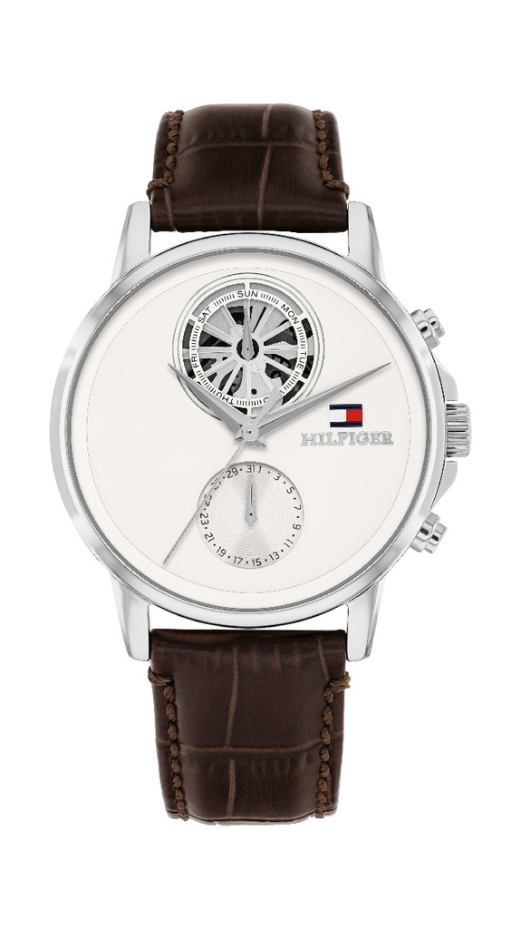 Reloj Tommy Hilfiger Stewart Hombre Piel Marrón 1710746