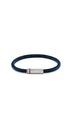 Pulsera Tommy Hilfiger Cuero Cordón Azul y Acero Hombre 2790702