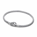 Pulsera Pandora Cadena Espiga Cierre Pave 594462C01