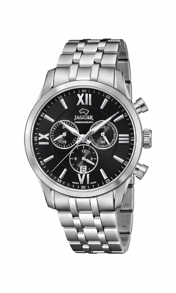 Reloj Jaguar Acamar Chronographe Hombre Acero y Esfera Negra   J963/4