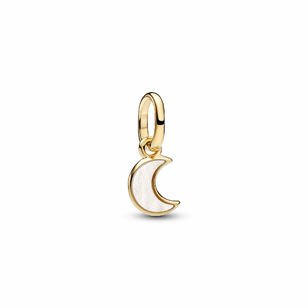 Charm Panodra Mini Colgante Luna Creciente Blanca 764614C01