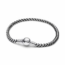 Pulsera Pandora Cadena Caja Cordón Negro 593816C02