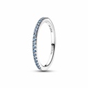 Anillo Pandora Banda Brillante Aguamarina 192999C03