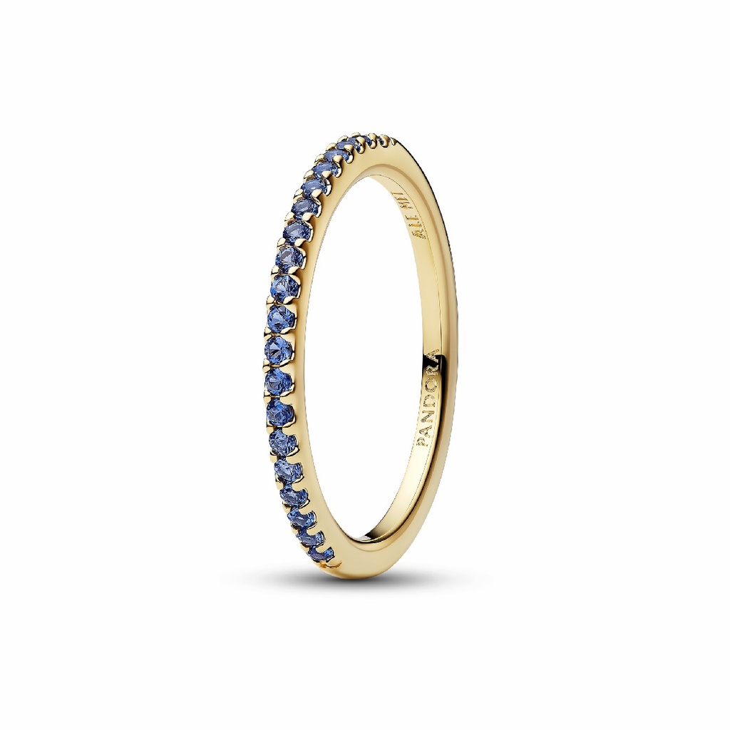 Anillo Pandora Banda Azul Brillante 162999C02