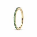 Anillo Pandora Banda Verde Brillante 162999C03