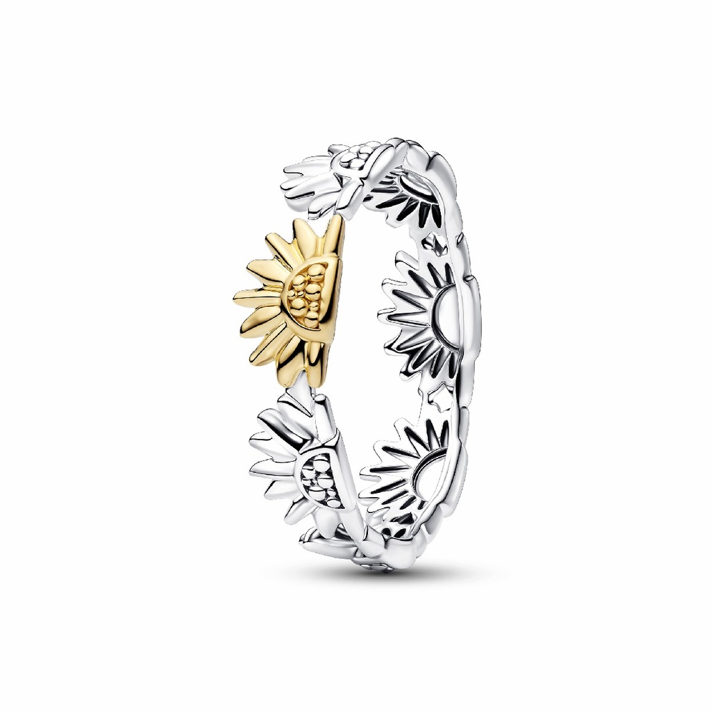 Anillo Pandora Girasol en Dos Tonos 164702C00