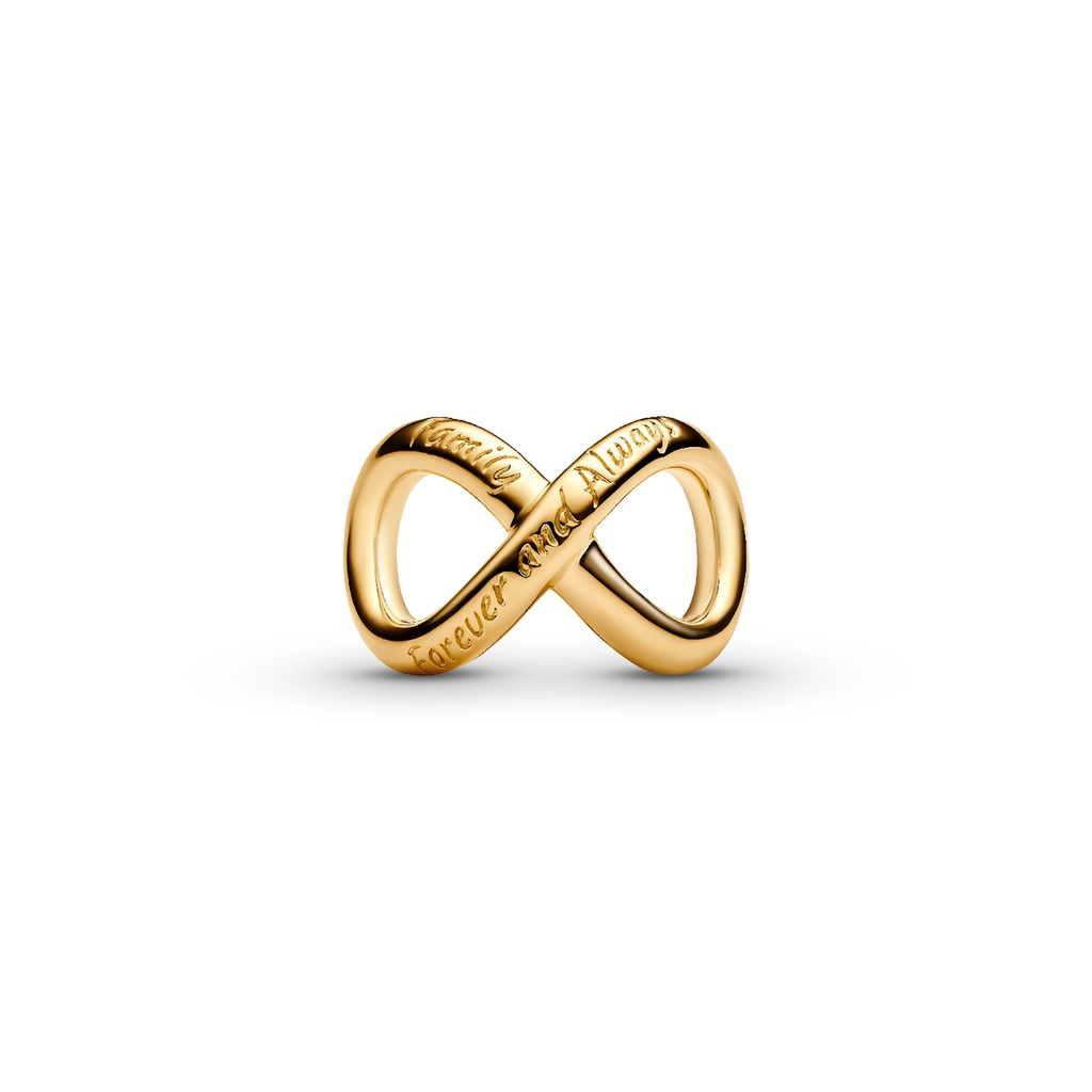 Charm Pandora Infinito Para Siempre Dorado 763243C00