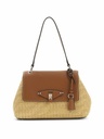 Bolso Guess Maggie Straw Marrón HWWG9753190-NRC