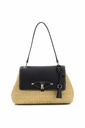 Bolso Guess de Hombro Maggie Straw Negro HWWG9753190-NTB