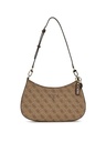 Bolso Guess Hombro Noelle Logotipo 4G Marrón HWBG9672180-LGW