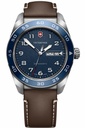 Reloj Victorinox Swiss Army SS Blue Dial Brown Strap Hombre V242040