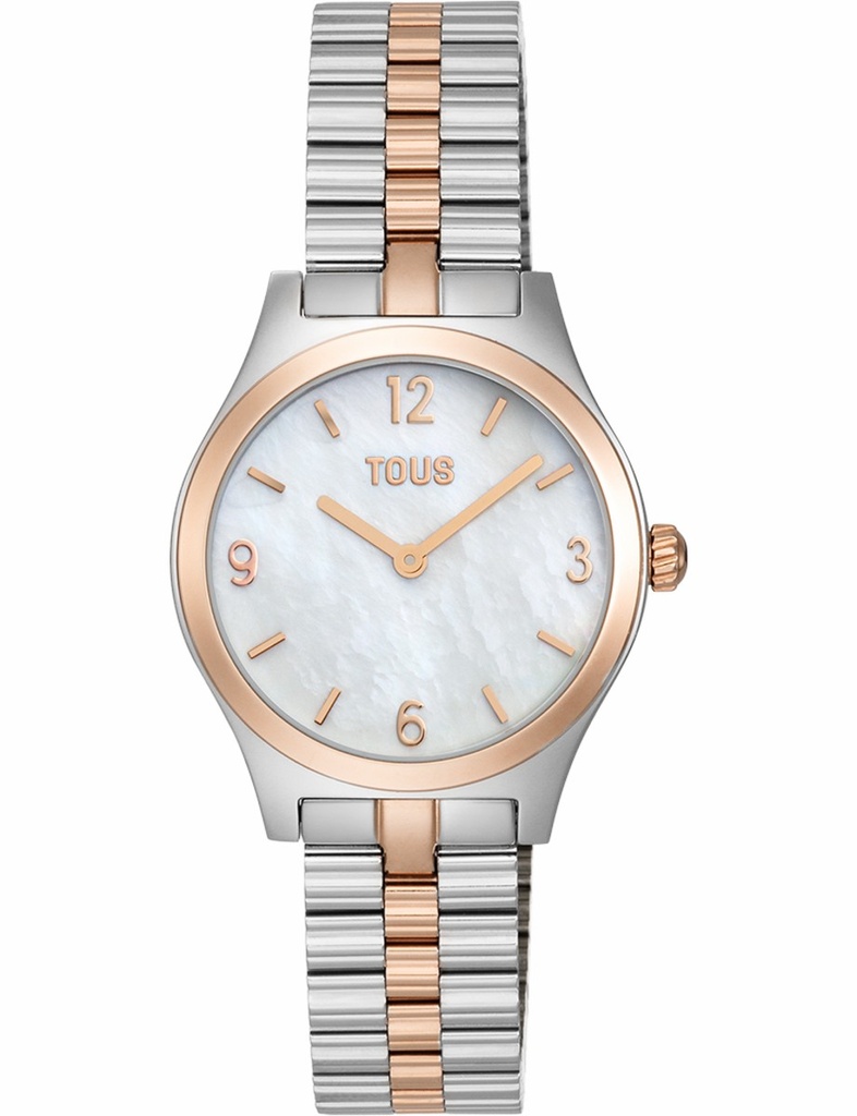 Reloj Tous Epic Icon Analógico Acero, Acero Rosado y Esfera Nácar 3000149300