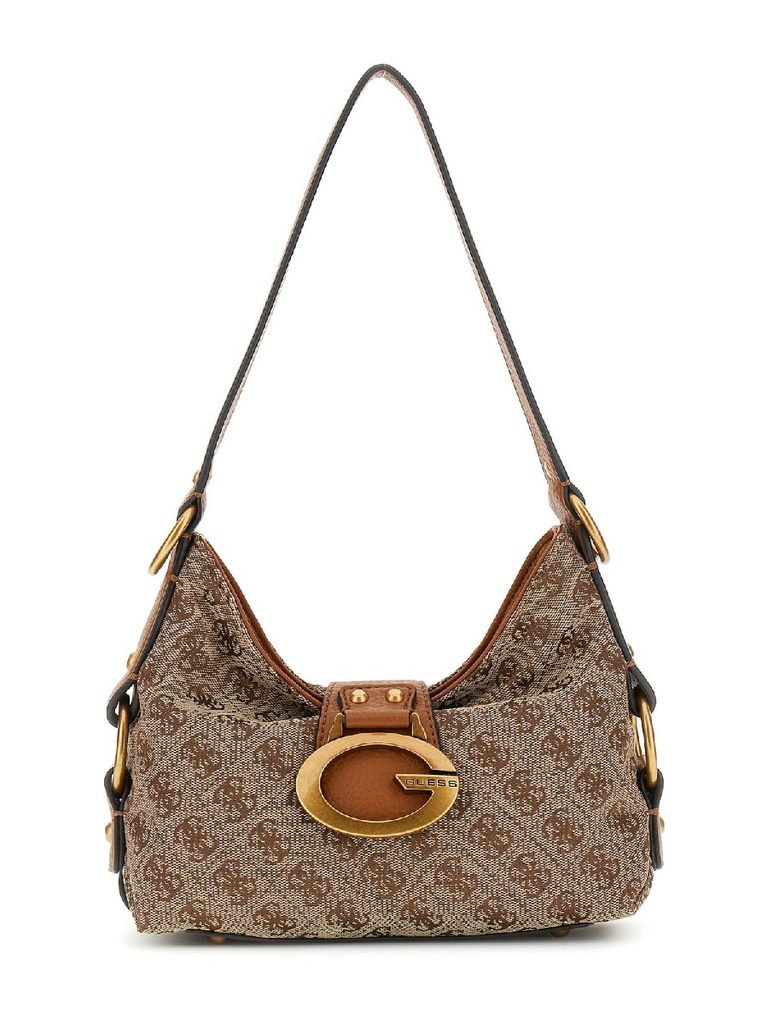 Bolso Guess Camden Mini Shoulder Beige Multi HWJJ9308720-LLG