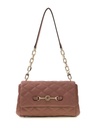 Bolso Guess Frances Flap Shoulder Marrón HWQG2241190-RWO