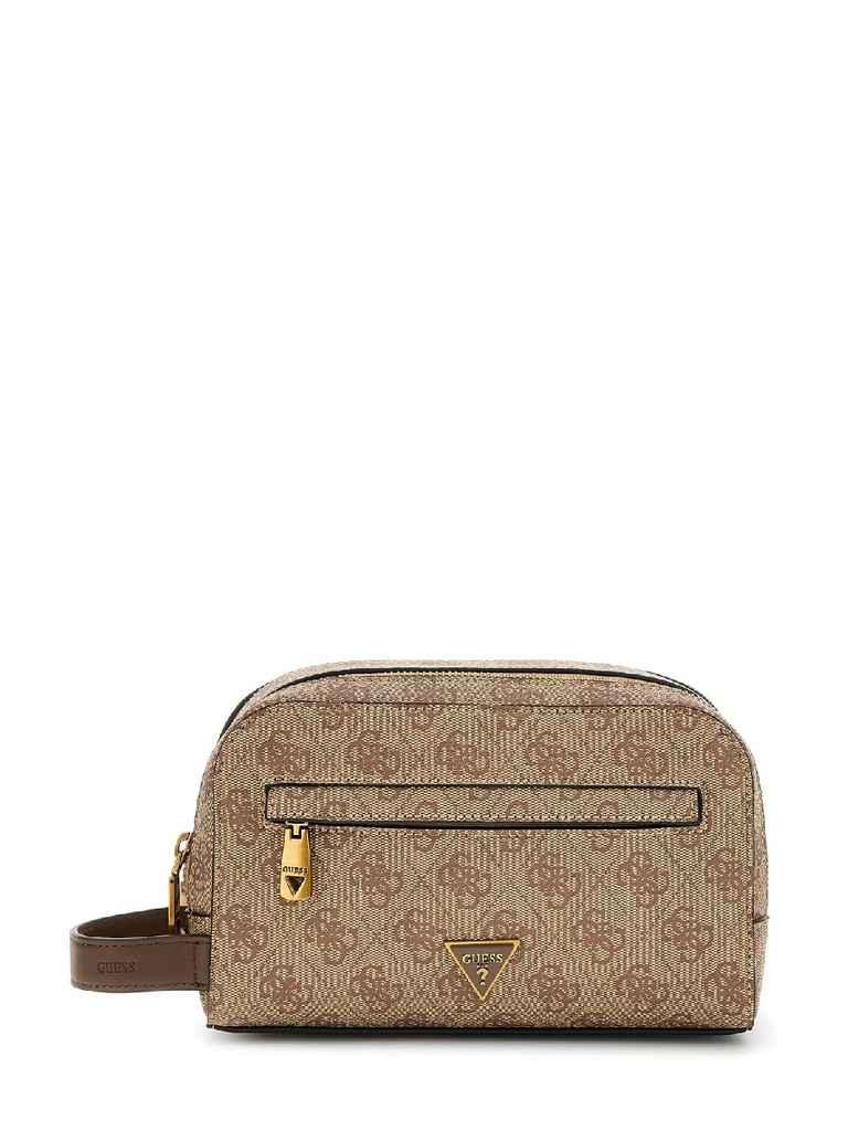 Bolso Guess Milano Small Necessaire Marrón PMMILOP5461-BBO