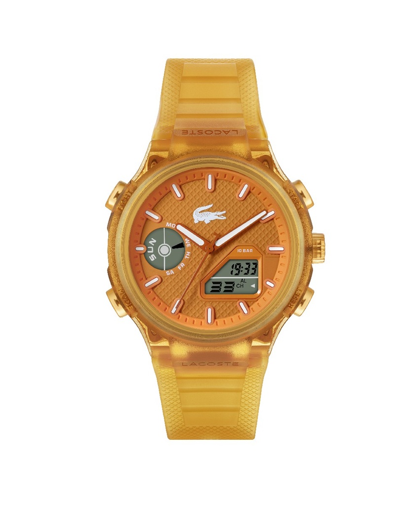 Reloj Lacoste LC 33 Analógico y Digital Silicona Naranja 2011431