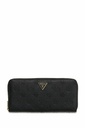 Cartera Guess Blake SLG Large Zip Around Logo Negra SWPD2222146-BLO