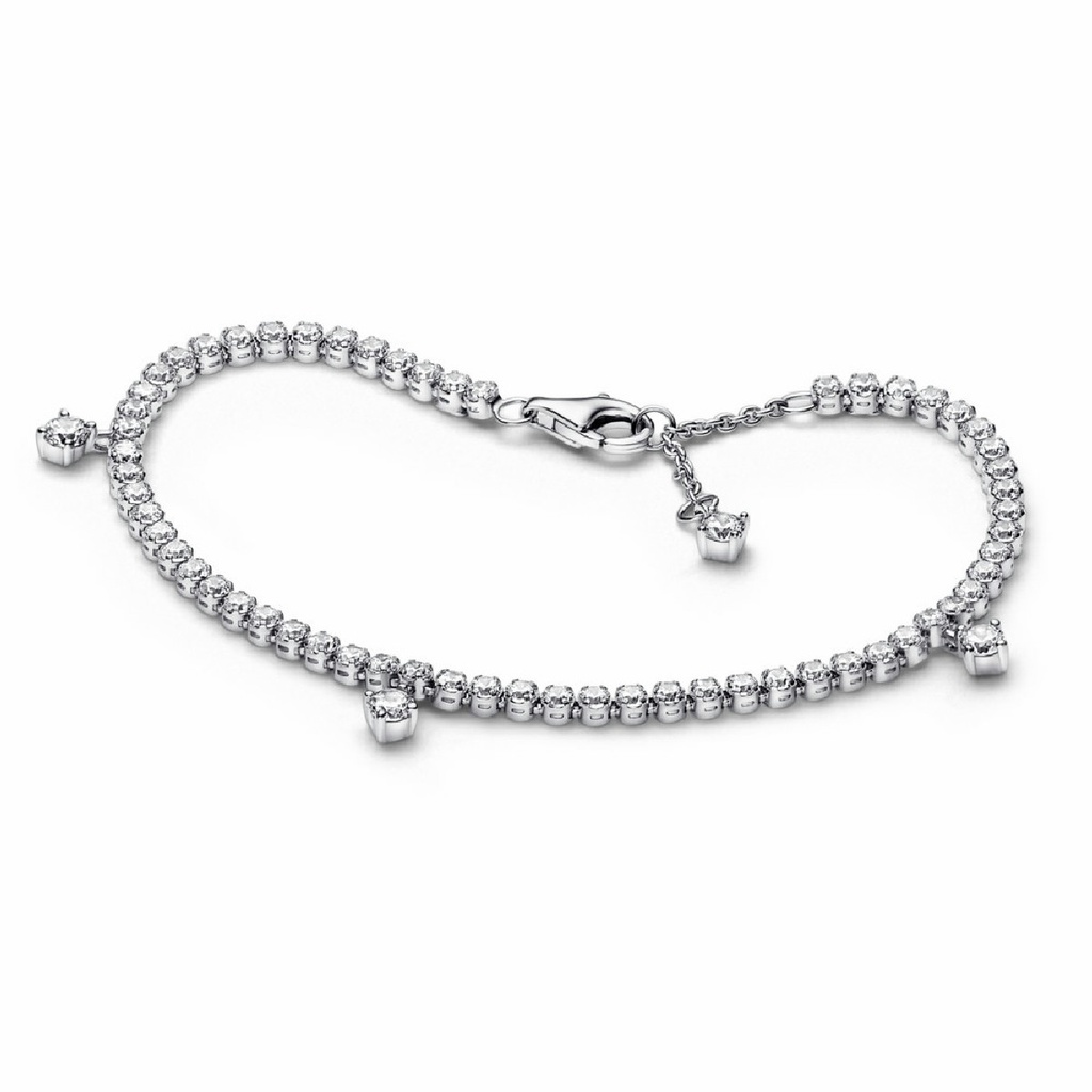 Pulsera Pandora Tenis Gotas Brillantes 592401C01