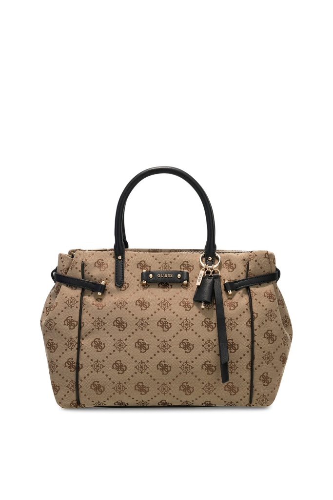 Bolso Guess Dorothy Girlfriend Satchel negro HWJP2231060-LEK
