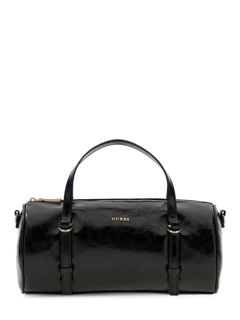 Bolso Guess Taylor Mini Barrel Satchel negro HWTG2325760-BLA