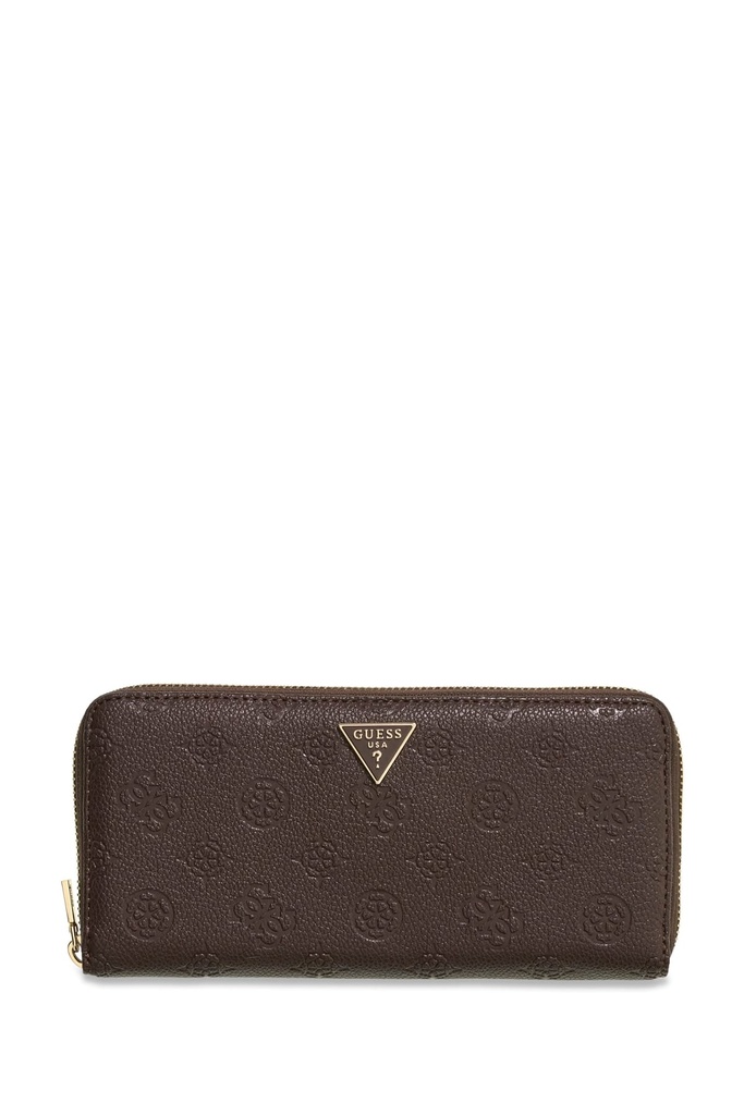 Cartera Guess Blake Large Zip Around marrón SWPD2222146-BNL