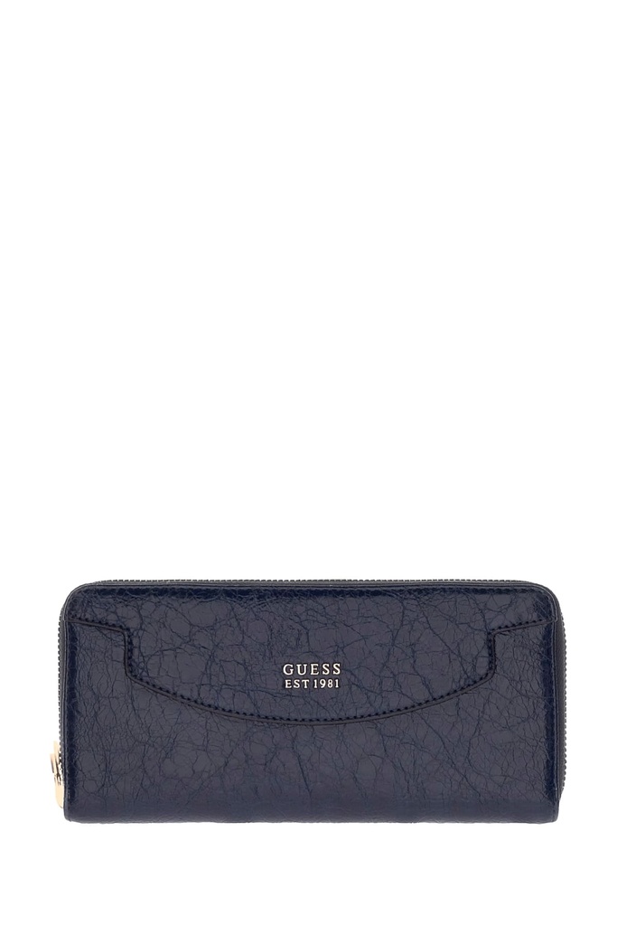 Cartera Guess Antonia Large Zip Around azul SWTG2183146-MID