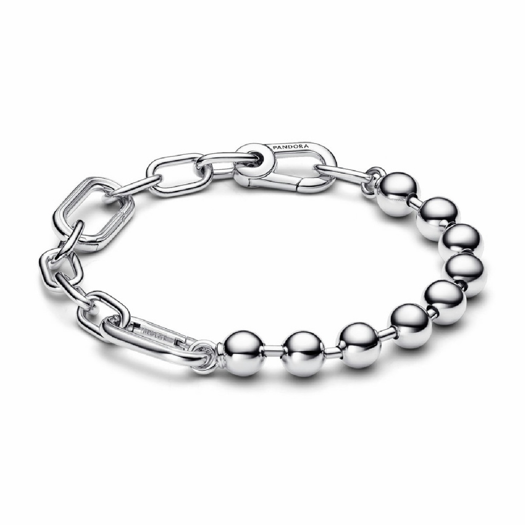 Pulsera Pandora ME de Eslabones Link y Cuentas Metálicas 592793C00